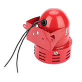 MINI MOTOR SIREN ALARM RED 12-24-110-220V AC-DC RISA80  INDECO